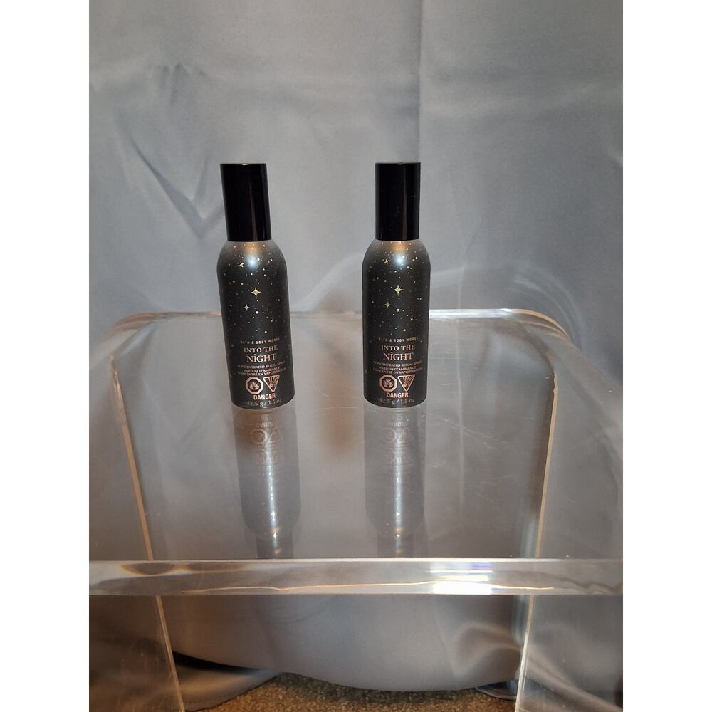 Bath and Body Works Into the Night Room Spray 1.5 oz White Pack of 2